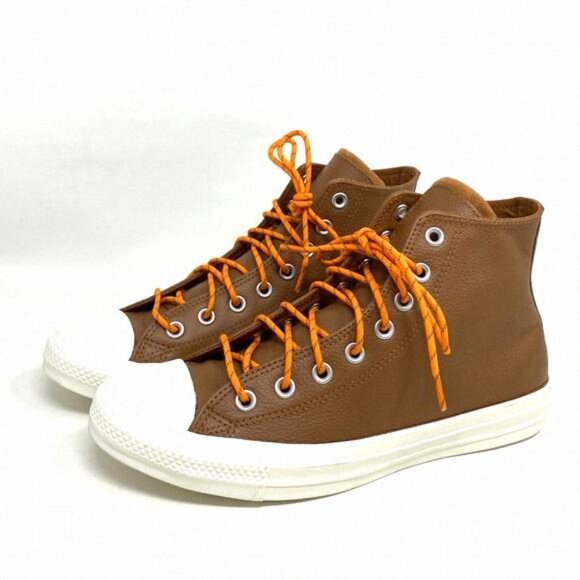 💖MEGA SALE💖Converse Chuck Taylor AS High Leather 163337C Women’s Skate Tan - Picture 16 of 16
